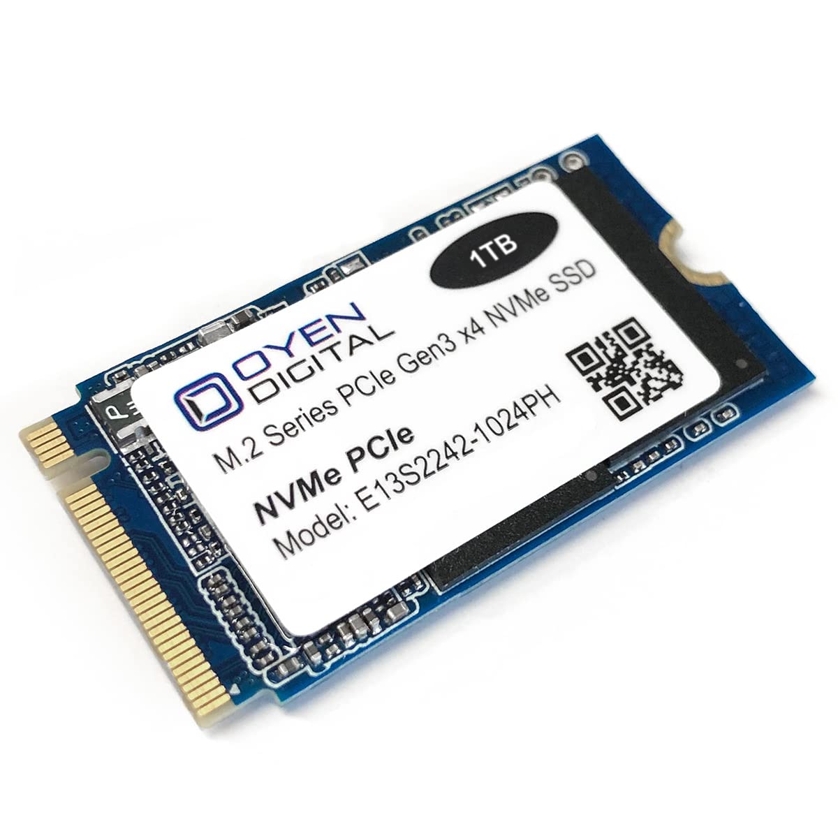 Oyen Digital 1TB M.2 2242 NVMe PCIe 3D TLC SSD Solid State Drive