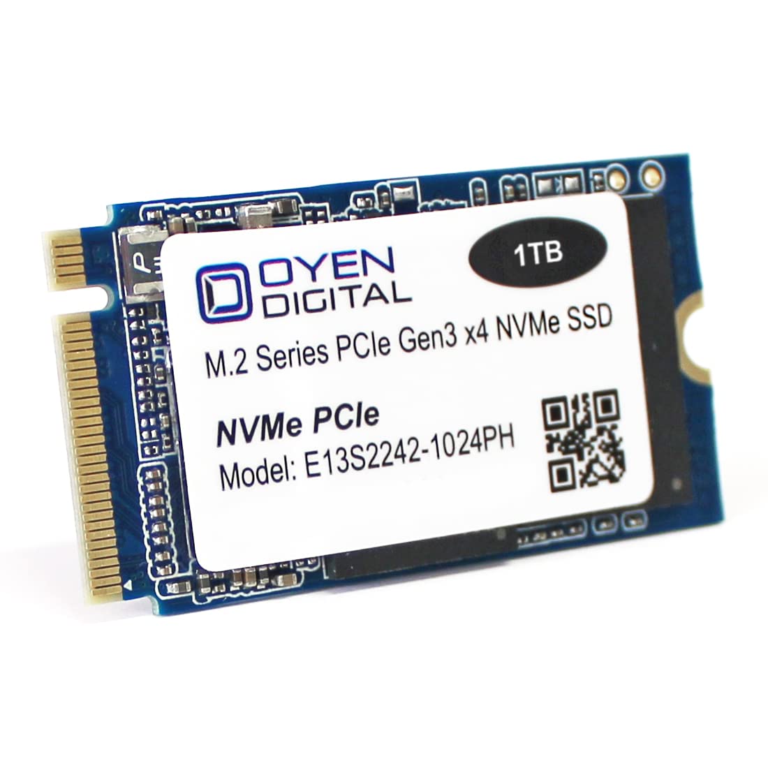 Oyen Digital 1TB M.2 2242 NVMe PCIe 3D TLC SSD Solid State Drive