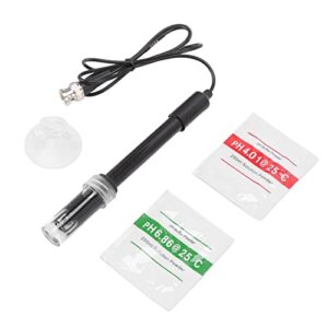 PH Electrode Probe Connector, High Sensitivity BNC Electrode Probe Connector Black Small Portable Easy to Use for Aquariums