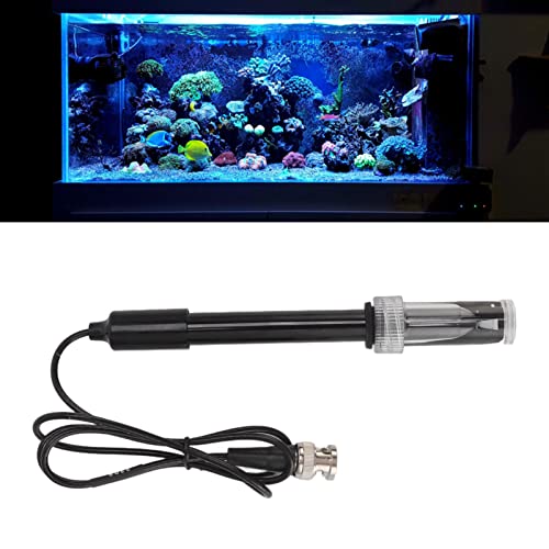 PH Electrode Probe Connector, High Sensitivity BNC Electrode Probe Connector Black Small Portable Easy to Use for Aquariums