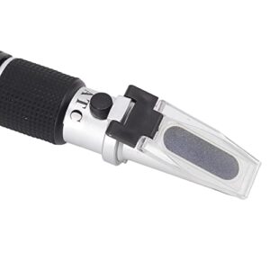 Fruit Sugar Content Measuring Tool, Adjustable Lens Efficient Accurate 0‑80% Portable Brix Tester Refractometer for Home