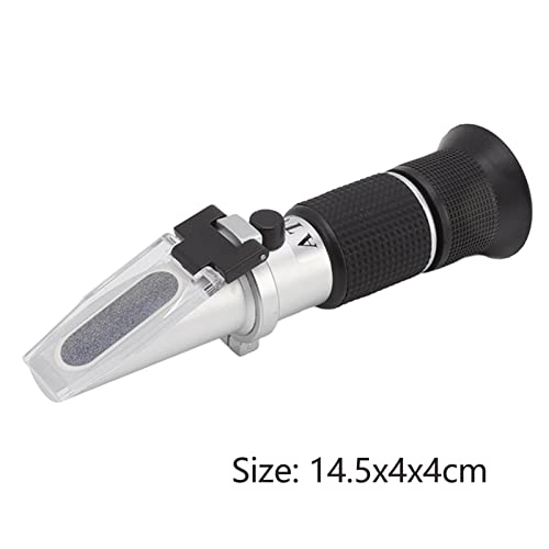 Fruit Sugar Content Measuring Tool, Adjustable Lens Efficient Accurate 0‑80% Portable Brix Tester Refractometer for Home