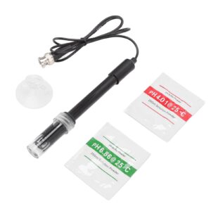 PH Electrode Probe Connector, Easy to Use Accurate Stable Measurement Small Portable Cable Length 70cm BNC Electrode Probe Connector for Hydroponics