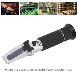 Leftwei Handheld Alcohol Refractometer, 0,28% Antifreeze Tester for Spirits Distilled with Water Like Whiskey, Brandy, Used in Scientific Research, Alcohol Purchase