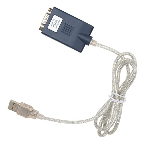 VINGVO USB to RS485 Adapter, USB2.0 to RS485 Serial Adapter Plastic Metal for Laptop