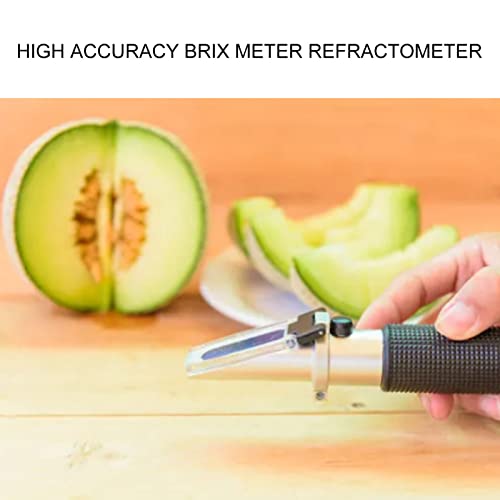 Sugar Refractometer Tester, ATC High Accuracy Brix Meter Refractometer for Kitchen