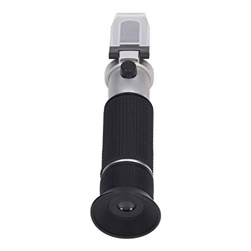 Brewery Refractometer Wine Refractometer Portable 0-80% Test Range Automatic Temperature Compensation for Measurement