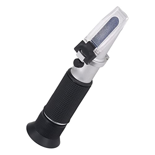 Brewery Refractometer Wine Refractometer Portable 0-80% Test Range Automatic Temperature Compensation for Measurement