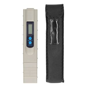 Digital TDS Meter, Portable Water Quality Tester High Sensitivity Glass Electrode High Accuracy 0~9990ppm for Home