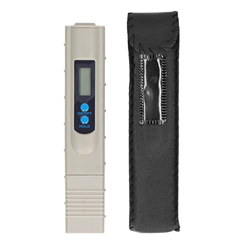 Digital TDS Meter, Portable Water Quality Tester High Sensitivity Glass Electrode High Accuracy 0~9990ppm for Home