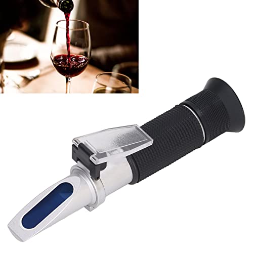 Brew Refractometer, Aluminum Alloy High Accuracy Beer Refractometer Easy Operation for Measurement