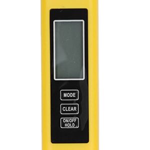 Water Quality Tester, Twocolor TDS Meter, Glass Electrode, Automatic Temperature Compensation, Alloy Probe for Aquarium