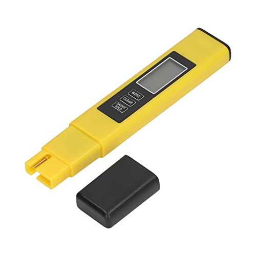 Water Quality Tester, Twocolor TDS Meter, Glass Electrode, Automatic Temperature Compensation, Alloy Probe for Aquarium