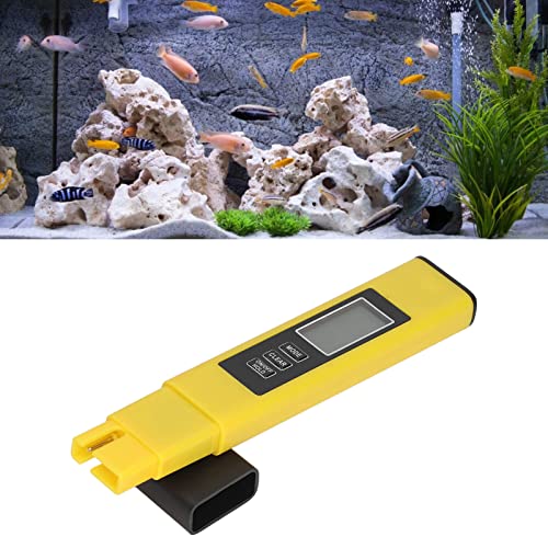 Water Quality Tester, Twocolor TDS Meter, Glass Electrode, Automatic Temperature Compensation, Alloy Probe for Aquarium