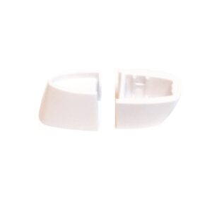 compatible replacement set of two split knob for "lutron skylark" dimmers & fan controls (white)