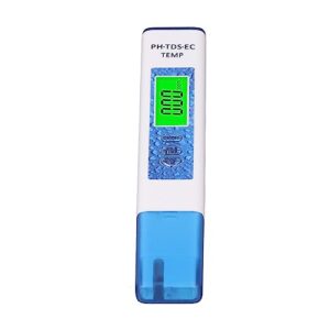 Water Quality Tester, Wide Test Range 4 in 1 TDS Meter Alloy Probe for Aquarium