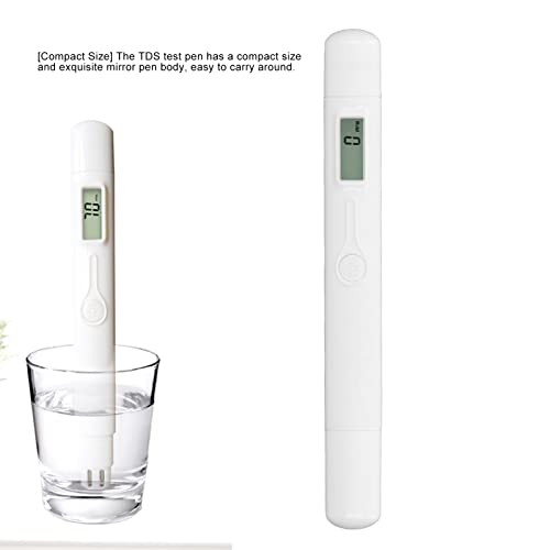 Water Purity Tester, Portable LCD Screen Accurate Measurement Practical Wide Range TDS Test Pen for Aquaculture