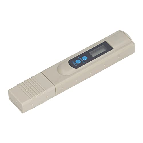 Digital TDS Meter, Water Quality Tester 0~9990 Ppm Portable Automatic Temperature Compensation Alloy Probe for Home