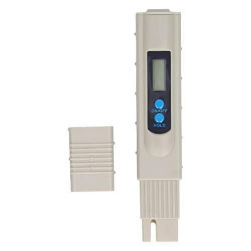 Digital TDS Meter, Water Quality Tester 0~9990 Ppm Portable Automatic Temperature Compensation Alloy Probe for Home