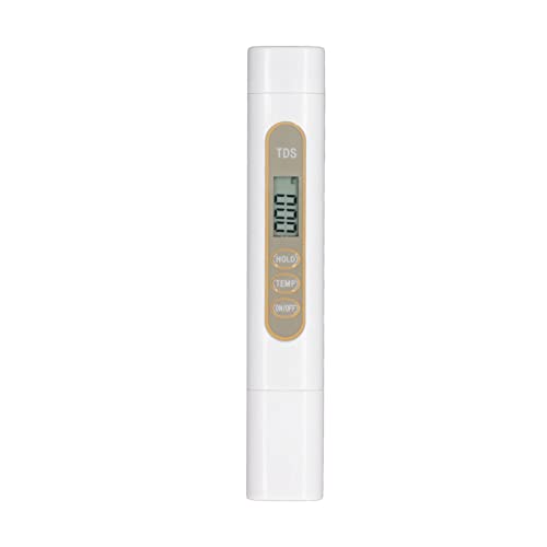 Water Quality Tester, 3 Key Celsius Fahrenheit Degree Digital Switch TDS Meter High Accuracy Automatic Temperature Compensation Portable for Swimming Pool