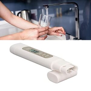 Water Quality Tester, 3 Key Celsius Fahrenheit Degree Digital Switch TDS Meter High Accuracy Automatic Temperature Compensation Portable for Swimming Pool