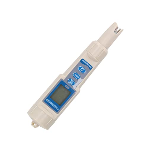 Water Quality Tester, Easy to Carry 4 in 1 Ergonomic Large Screen PH Meter for Aquaculture Lab