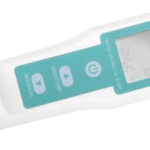 Digital Water Quality Meter, PH TDS Temperature EC Salinity SG ORP Water Quality Test Pen Backlit Display for Aquaculture