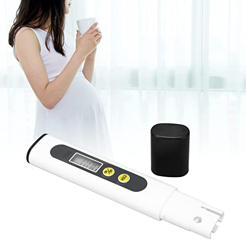 Digital TDS Meter, Auto Shutdown Sensitive Support One Key Lock Accurate Water Quality Tester Fast 0 to 9990ppm for Aquarium for Drinking Water