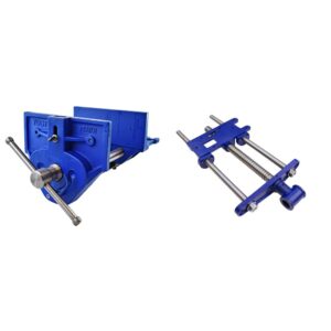 yost vises m9ww rapid action woodworking vise | quick release lever for quick adjustments & yost vises f10ww woodworker's vise | front vise | 10 inch woodworking tool | cast iron body construction
