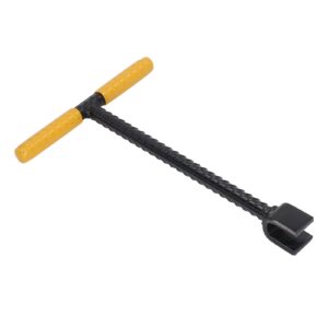 water key, comfortable grip alloy steel t handle practical high hardness water valve wrench for home