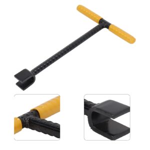 Water Key, Comfortable Grip Alloy Steel T Handle Practical High Hardness Water Valve Wrench for Home