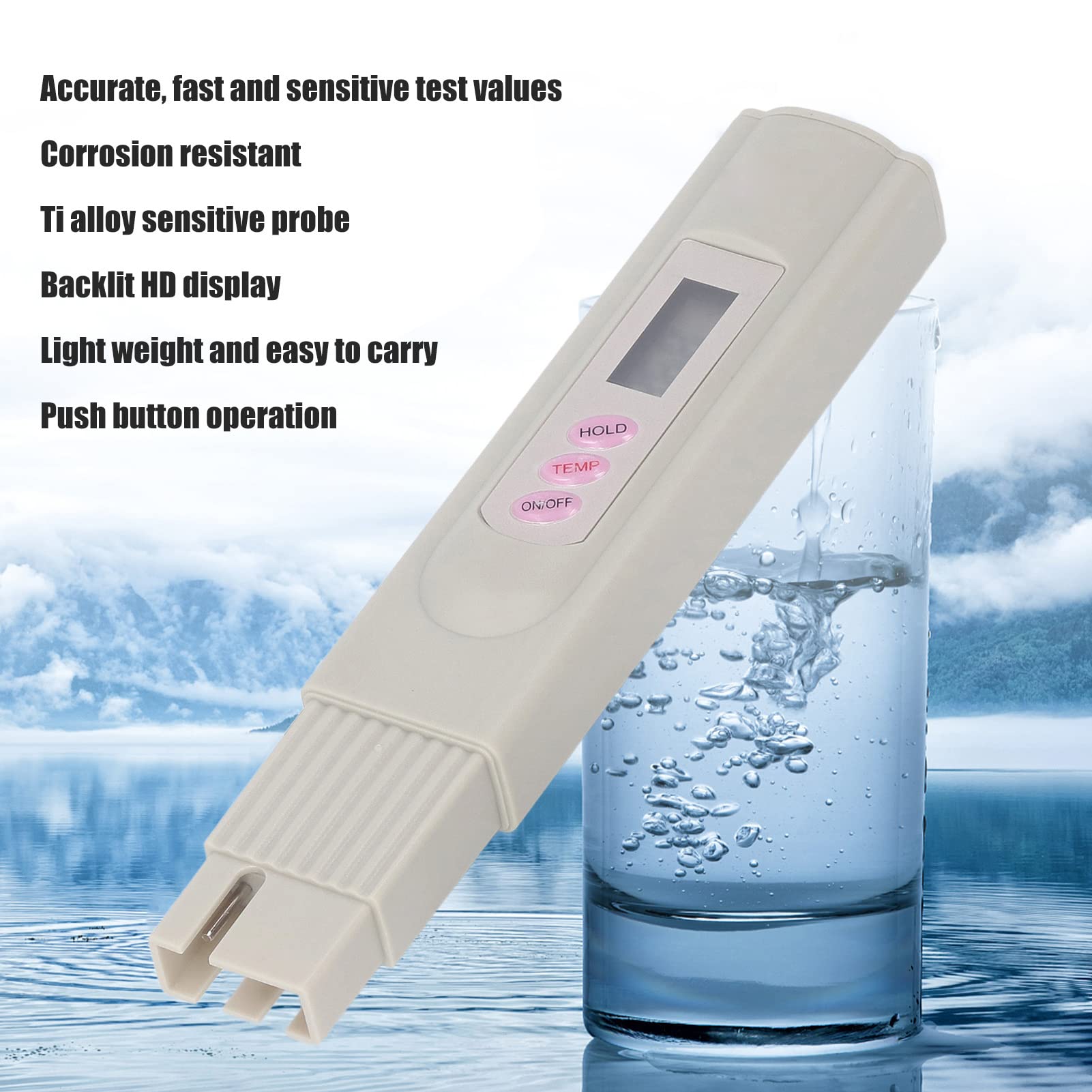Digital TDS Tester Portable TDS Test Meter Pen Water Quality Meter Pocket Size Testing Tool