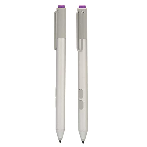 Silver Capacitive Stylus Pen Wireless Connection 256 Levels of Pressure Sensitivity Easy Access for Computer and Tablet