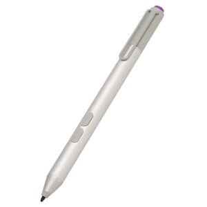 Silver Capacitive Stylus Pen Wireless Connection 256 Levels of Pressure Sensitivity Easy Access for Computer and Tablet