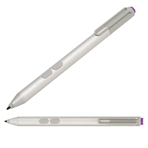 Silver Capacitive Stylus Pen Wireless Connection 256 Levels of Pressure Sensitivity Easy Access for Computer and Tablet