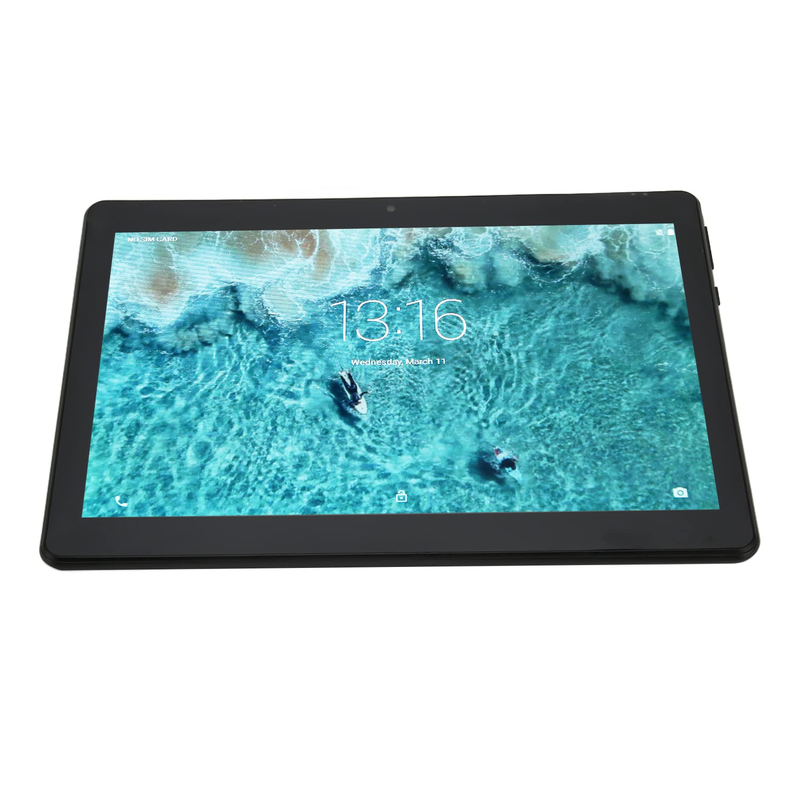 Tablet with HD Screen, Aluminum Alloy Tablet Computer, 5Ghz 10.1 Inch to Work (US Plug)