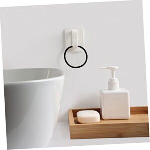 Healeved 4pcs Spray Bottle Hook Hooks for Keys Storage Hooks Wall Broom Holder Organizer Broom and Dustpan Hanger Spray Bottle Rack Holder Decorative Wall Hooks Multipurpose Wall Hook Robe