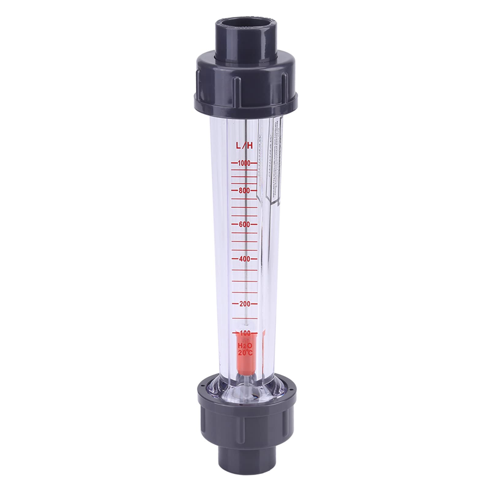 LZS 15D Flowmeter, Liquid Flowmeter Flow Plastic Tube Type 100 1000L H Water Flow Meter Flowmeter