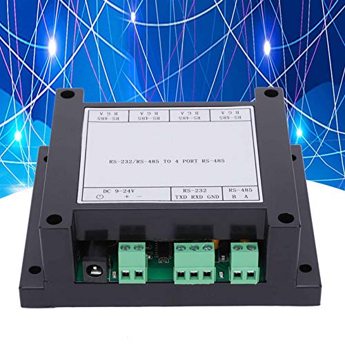 Syrisora Repeater Industrial Grade Photoelectric Isolation 4‑Channel RS485 Hub Sharer Splitter