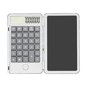 6.5 inch 2 in 1 rechargeable calculator writing tablet smart drawing tablet graphic handwriting pad board (color : white, size : medium)