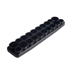 barenx 20 slot screwdriver holder stand metal rack organizer model tool tray black