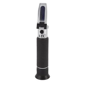 spirit alcohol refractometer, alcohol measurement refractometer adjustable eyepiece calibration screw 0‑80% range accurate data for beer brewing