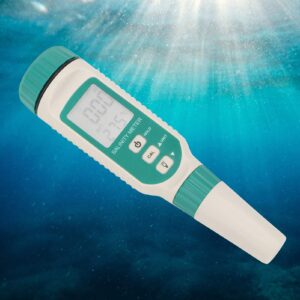 Salinity Meter,Yctze AR8012 Electronic Salinity Meter Portable Digital Salinity Meter with LCD Display ATC Analyzer Probe Sensor Waterproof Pen