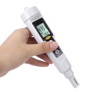 Portable Digital Salinometer High Accuracy Pen Type pH Meter Digital Salinity Tester for Salt Water Aquariums