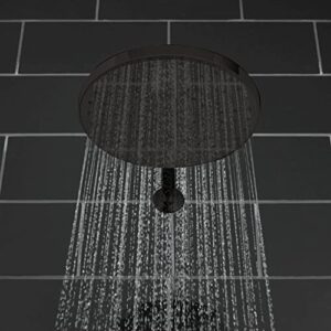 Fontana St. Gallen Round Rain Shower Head With Masterclean Spray Face In Oil Rubbed Bronze Finish (8 Inch)