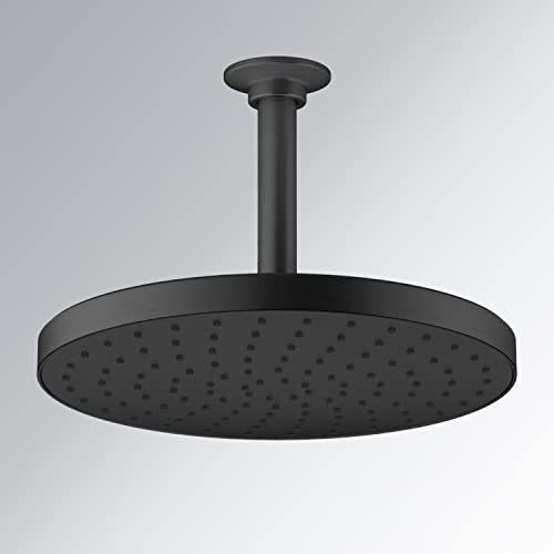 Fontana St. Gallen Round Rain Shower Head With Masterclean Spray Face In Oil Rubbed Bronze Finish (8 Inch)