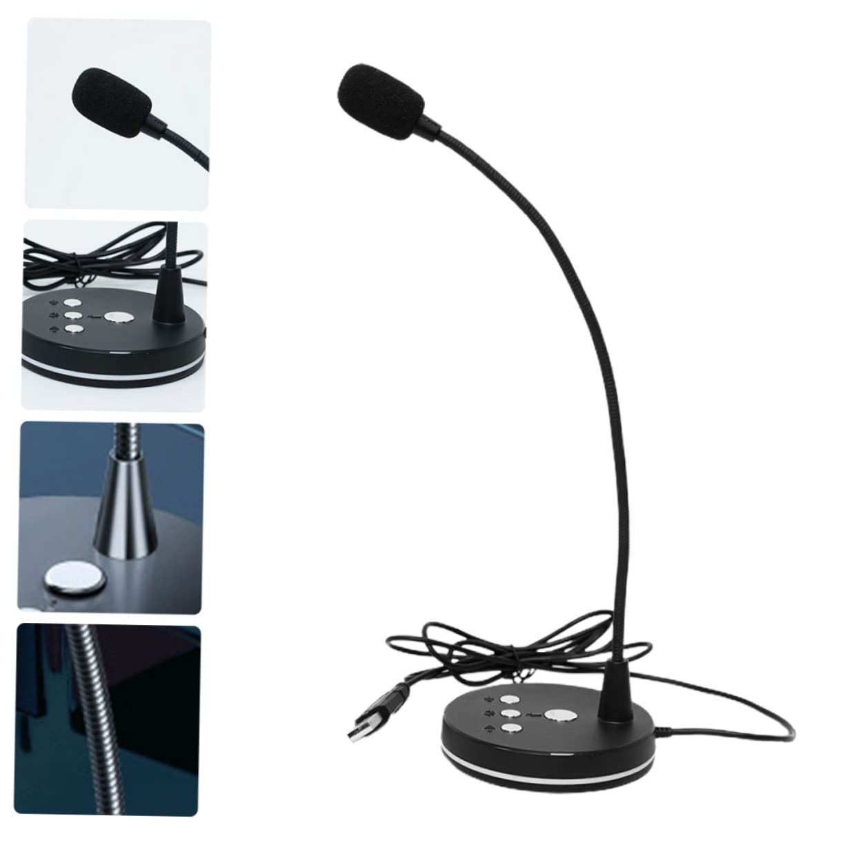 Parliky Microphone Desk Computer Stand Game Chatting Tool Condenser Gaming Mic Laptop Adjustable Stand Adjustable Computer Stand Adjustable Laptop Stand Tablet Accessories Abs