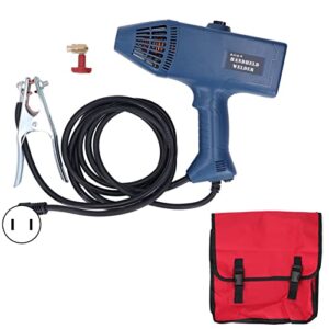 Eulbevoli Handheld Welding Machine, 120A Output Current 3KVA Power Capacity ABS Portable Handheld Welder for Industrial Work(US Plug 110V)