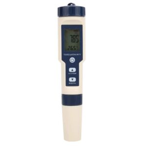 ph meter 5 in 1 water digital ph tester pen portable ph salinity temp tds ec meter multifunctional water quality tester detector