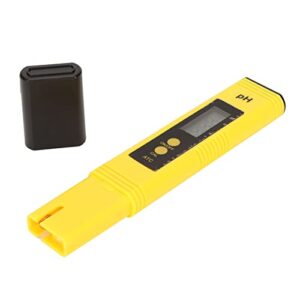 water quality test pen, range 0‑14 handheld digital ph meter automatic calibration with protective case for aquariums